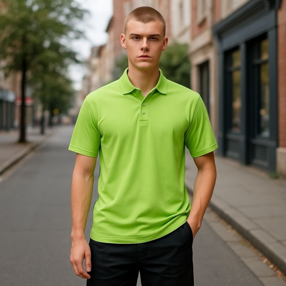 Nike Golf Dri-FIT Polo Shirt XXL Extra Extra Large Lime Green Mens